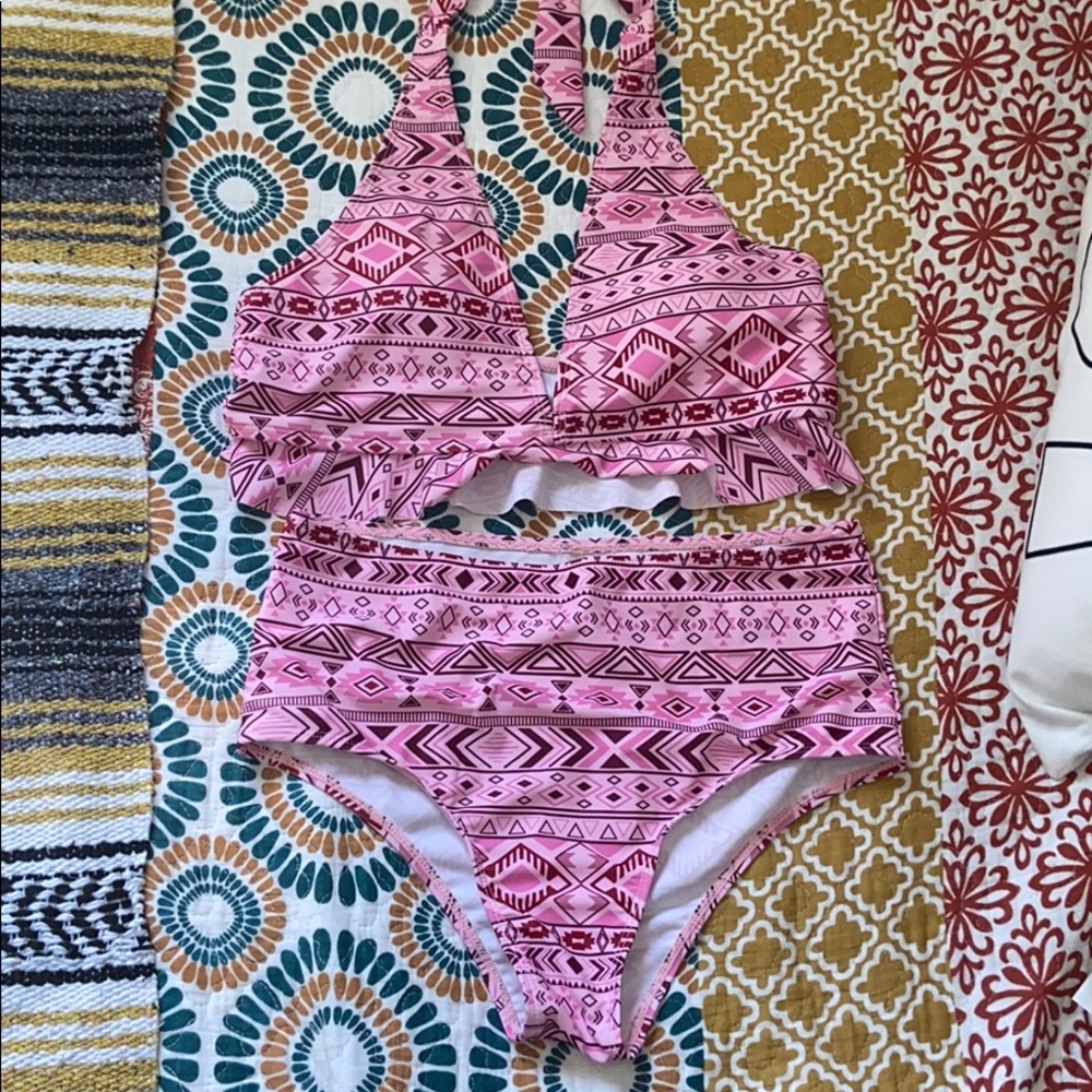 Two piece bathing suit